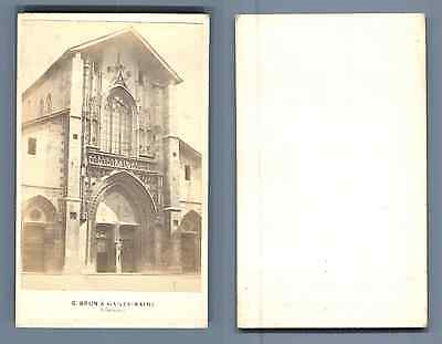 G. Brun. France, Cathédrale Saint François de Sales à Chambéry CDV vintage album