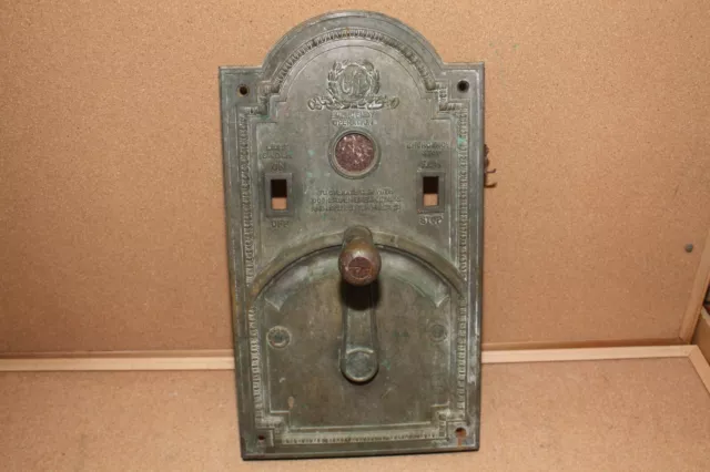 Vintage Otis Elevator Controller Panel Level Cover Plate