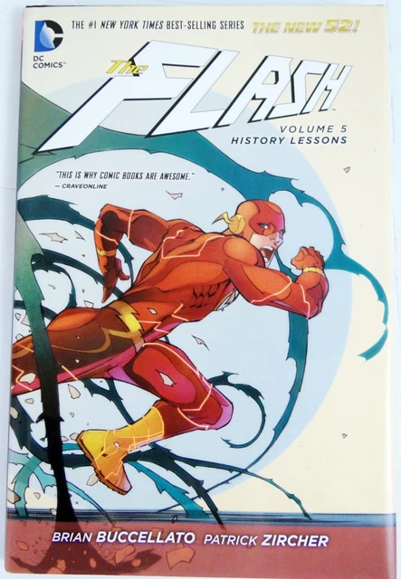 DC Comics The Flash Volume 5 History Lessons TPB Hardcover NM 9.0 1st Print 2014