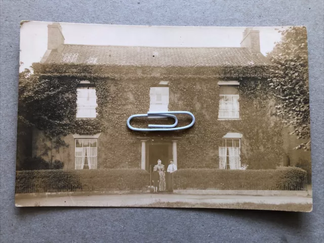 Edwardian House RPPC Animated Street View Posted Wells Somerset 1910