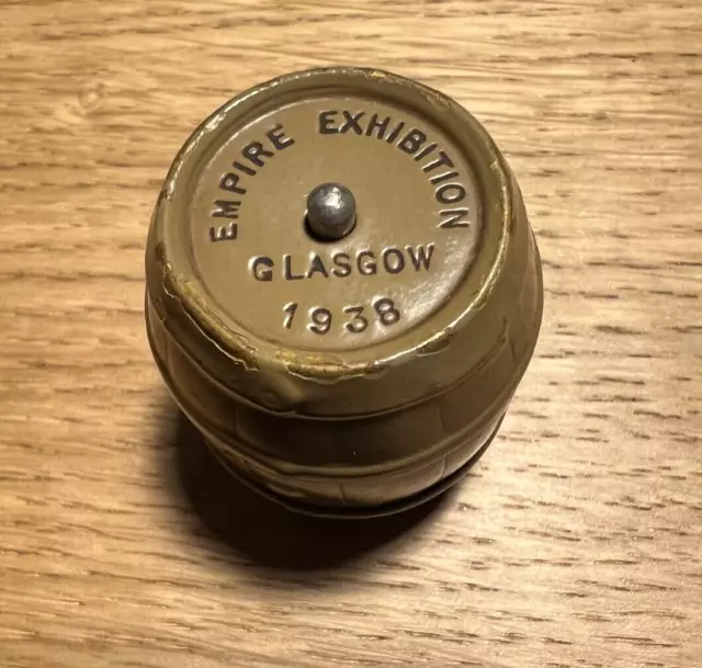 Empire Exhibition Glasgow 1938 - Barrel Tape Measure - Wm Younger & Co Ltd