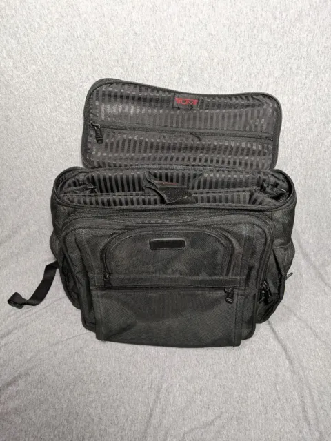 Tumi Alpha Black Ballistic Nylon Backpack Laptop 2640D3