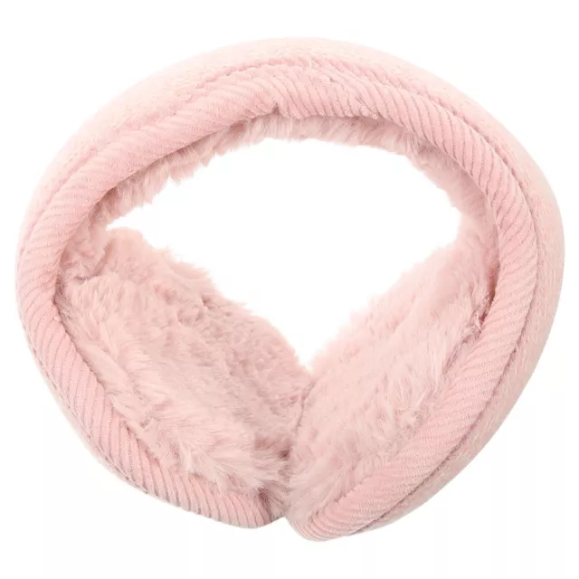 Pink Polyester Women's Winter Earmuffs Miss Warmers for Kids Lightweight