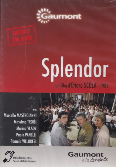Splendor (1989) Dvd Neuf Sous Blister Ettore Scola Marcello Mastroianni