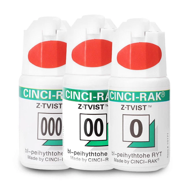 3 Bottle Dental Gingival Retraction Cord Packing Size 0/00/000 3 SIZE