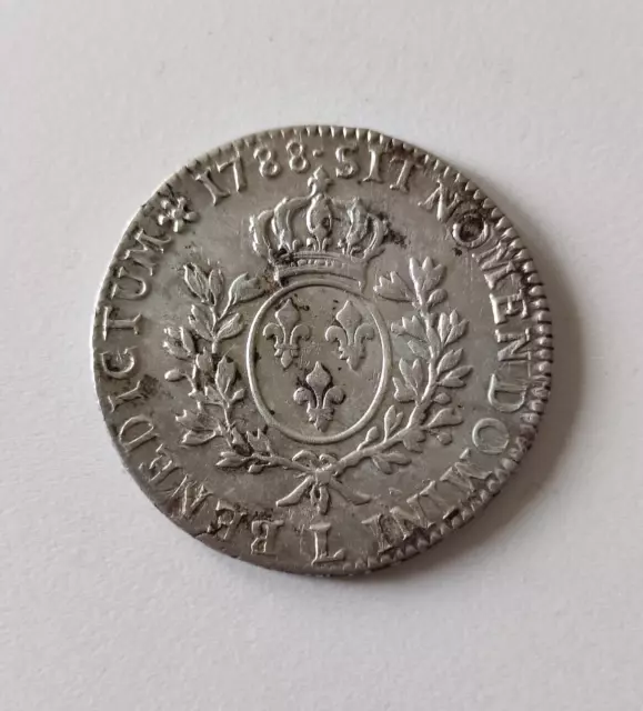 FRANCE - Ecu Louis XVI 1788 L (Bayonne)