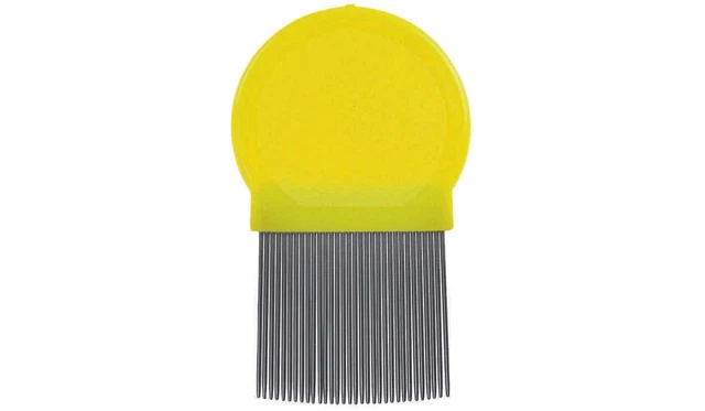 Head Lice Comb Fine Tooth Metal Detection Remove Hair Nit Eggs Magnifier