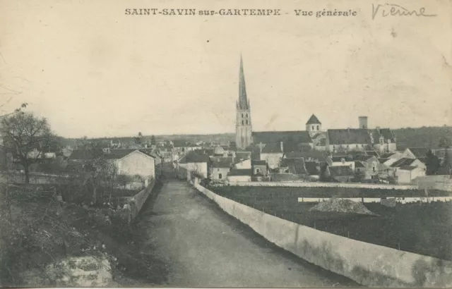 Carte Postale Saint Savin Sur Gartempe Vue Generale