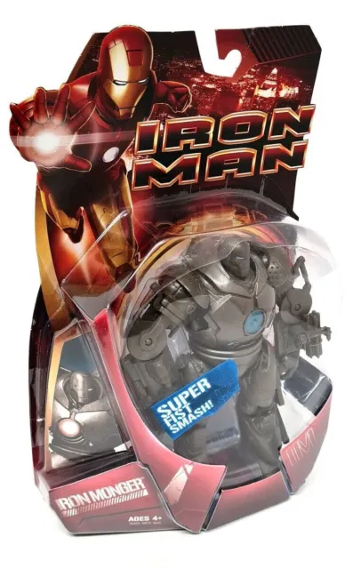 Marvel - Iron Man Iron Monger Super Fist Smash Boxed Figure By Hasbro