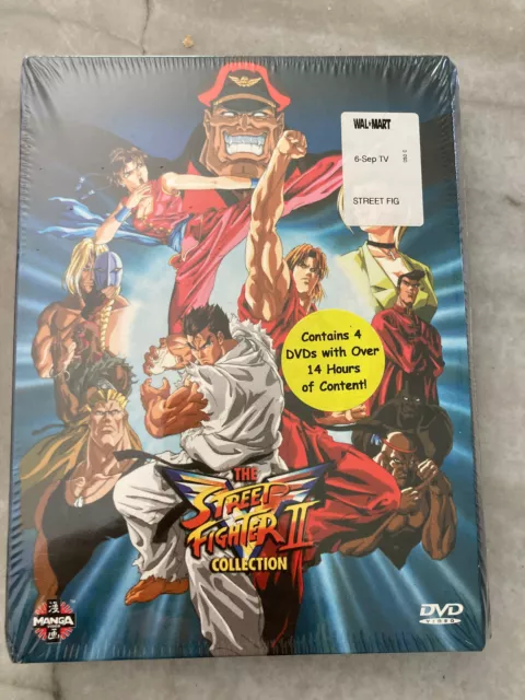 Street Fighter II V - The Collection (DVD, 2003, 4-Disc Set) for