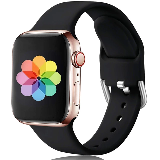 Replacement Silicone Bracelet for Apple Watch Series 8 41mm Watchband Band L