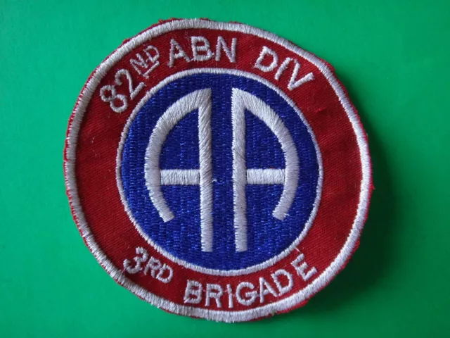 US 82nd Airborne Division 3rd Brigade GOLDEN BRIGADE Patch From Vietnam War Era