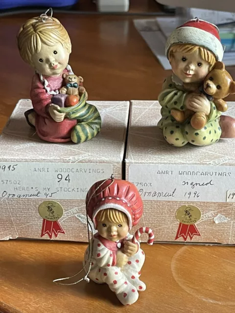 anri wood carvings italy Sarah Kay First Christmas Ornaments First Three Years