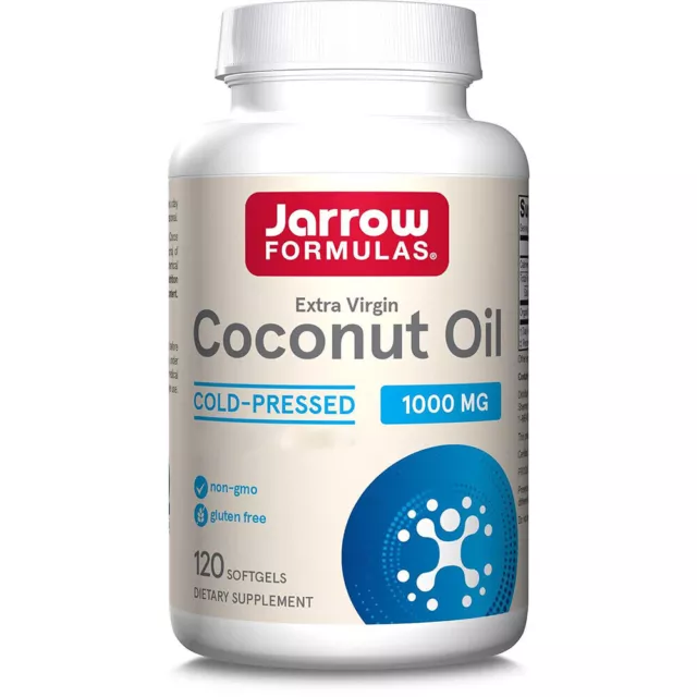 Jarrow Formulas, Extra Virgin Coconut Oil, 1000mg,120 Weichkapseln- Blitzversand