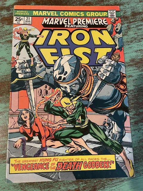 Marvel Premiere #21 Comic Book 1975 FN 1st App Misty Knight