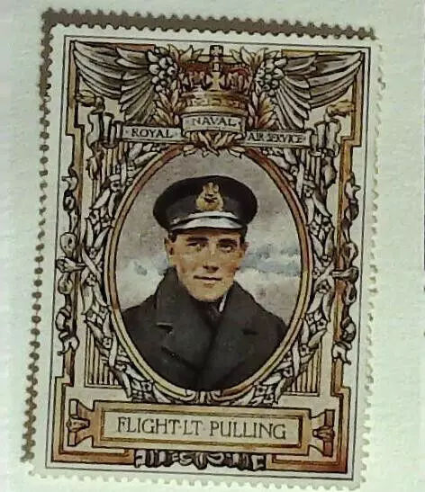 WW1 Lord Roberts Memorial Fund - Poster Stamps - Flight Lieutenant Pulling