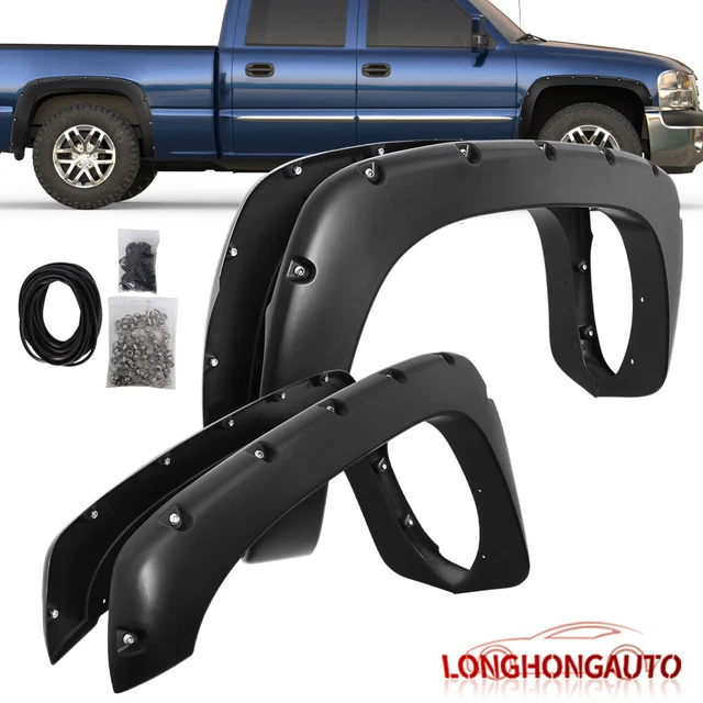 KUAFU Front Inner Fender Liner Set For 1999-2007 GMC Sierra 1500/2500 & Chevy Silverado