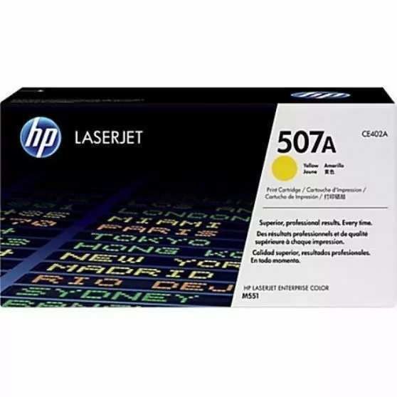 HP 507A Original Toner Cartridge - Yellow (CE402A)