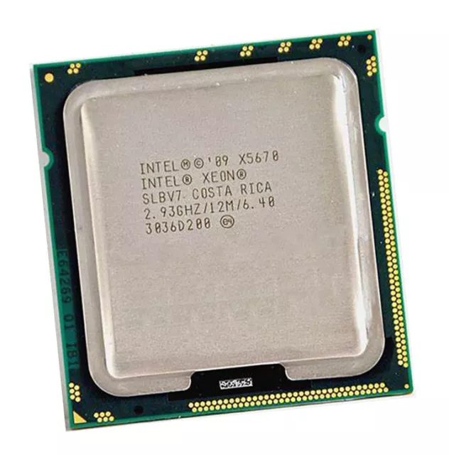 Intel Xeon X5670 2.93GHz SLBV7 12MB 6.4 GT/s LGA1366 Six Core CPU Processor