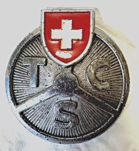 Touring Club Schweiz TCS Club Emblem Auto Abzeichen Vintage