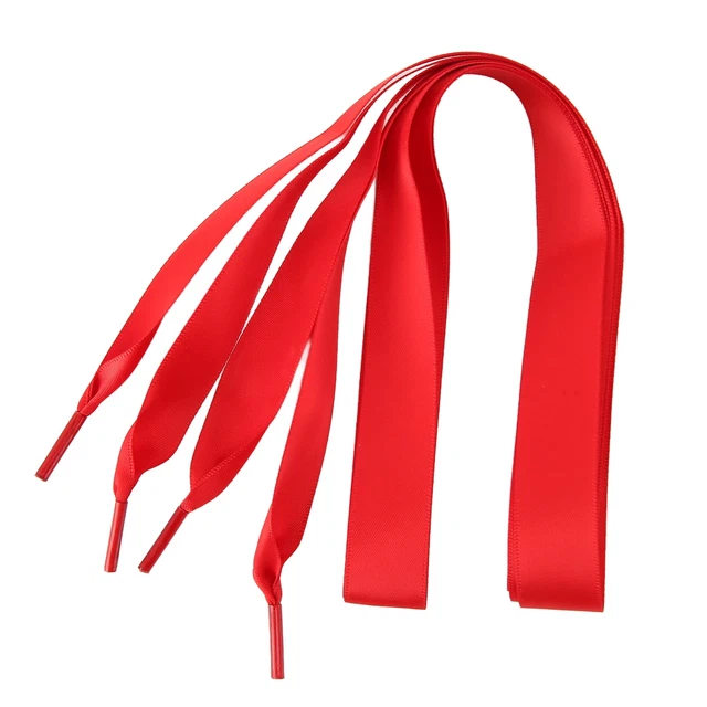 Boot Laces Wide Ribbon Shoelaces Boot Laces Silk Satin Shoelaces
