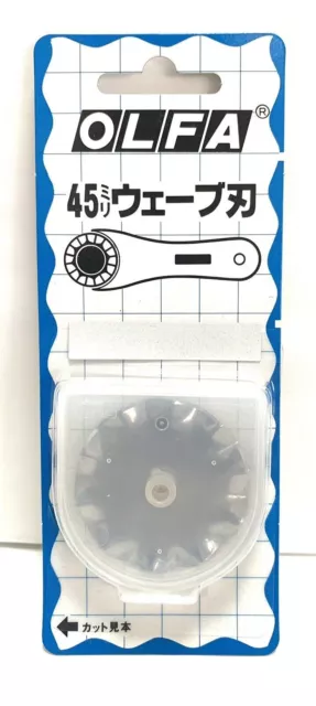 OLFA Original Rotary Wave Blade für 156B / 45 mm / RB45W / WAB45-1