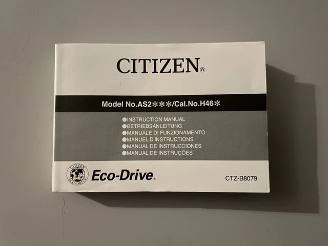 Citizen pilot deals istruzioni