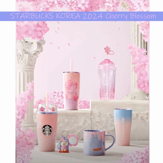STARBUCKS KOREA 2024 Cherry Blossom MD Tumbler Mug Cold Cup Limited