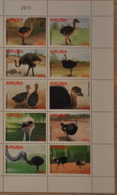 Aruba 2015   Ostrich     mnh    GBR