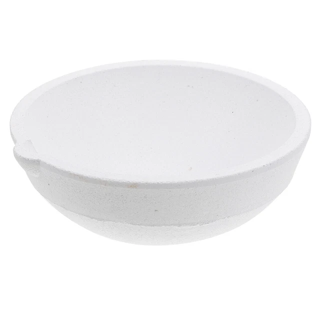 Crisol para fundir material metálico bandeja de horno fundido