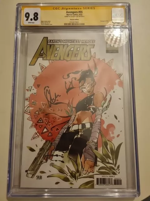 Avengers #55 Echo Variant Cover Signed by Alaqua Cox CGC SS 9.8