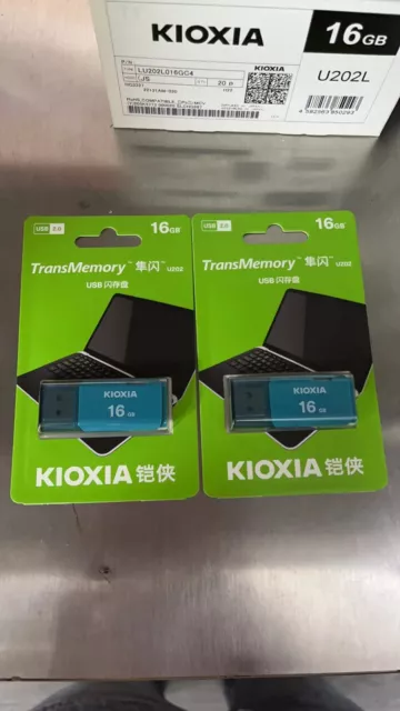 Unidad flash USB 2.0 TNU08HAY BLANCO Toshiba/KIOXIA Memory Stick 16 GB THNU08HAY