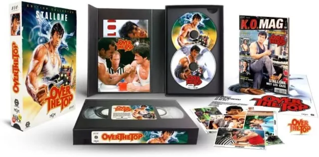 OVER THE TOP *Ltd Retro VHS Style / 2 disc / Postcards & Goodies* NEW RB Blu-ray