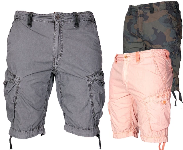 Jet Lag Men's Cargo Shorts Bermuda Knee Length Summer 19-310 New