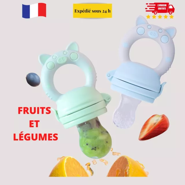 Sucette Fruit Tétine D'alimentation Grignoteuse Bébé Jouet De Dentition