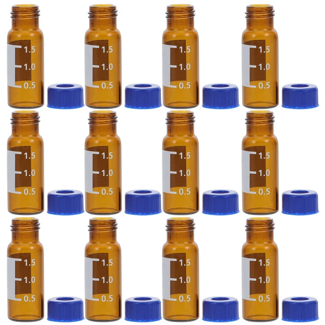 100 piezas botella de muestra pequeño recipiente de líquido automático