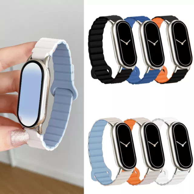 Smart Watch Silicone Wristband Bracelet Strap Magnetic For Xiaomi Mi Band 8