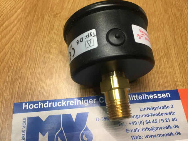 Original KÄRCHER Manometer Pressure Gauge für HDS Hochdruckreiniger 0-250 Bar