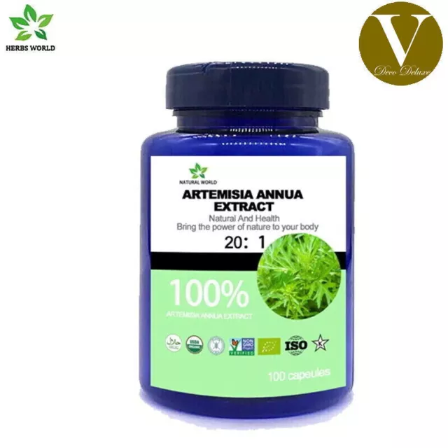 Artemisa Artemisia Annua L 100 Capsulas Natural Herbs World 20:1