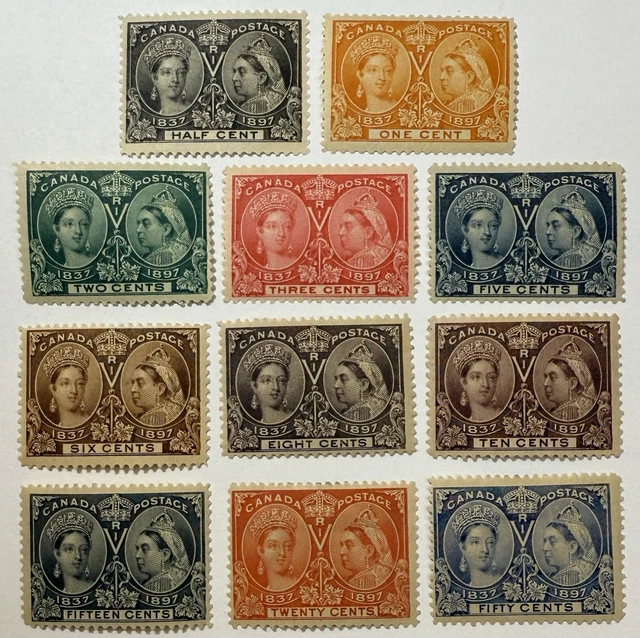 カナダ 1897 Diamond Jubilee 50c 使用済1種 1837-1897 QUEEN VICTORIA DIAMOND JUBILEE MEDAL -Canada