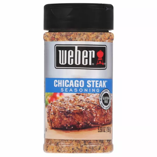 Weber Chicago Steak Seasoning 156g MHD 09/12/2026