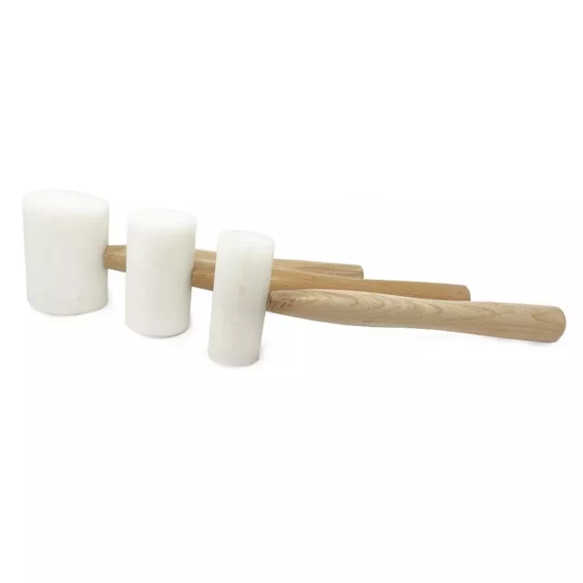 Juweliere Nylonhammer Kunststoffhammer flache runde Köpfe 6oz 9oz 11oz Formwerkzeug