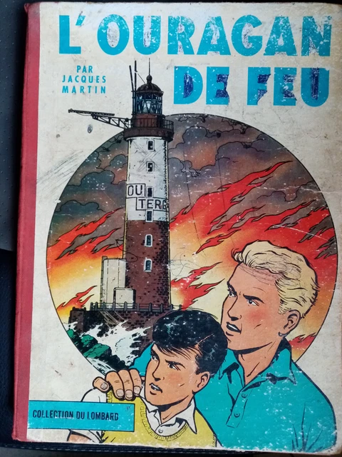 LEFRANC - L OURAGAN DE FEU - EO - 1961 - JACQUES MARTIN - ETAT MOYEN V photos