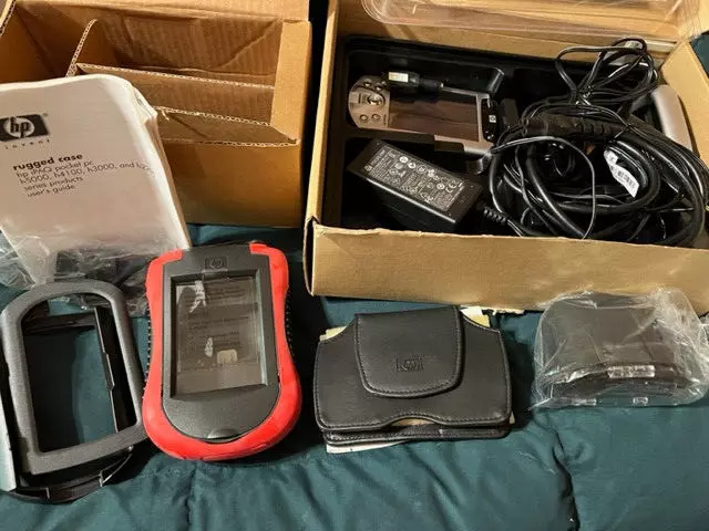 Boxed  HP iPAQ Pocket PC H5550 Win 2003 400 MHz (FA107A#8ZQ) Plus Rugged Case
