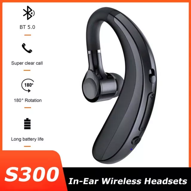 Wireless Bluetooth Headset Kopfhörer Stereo Kabellos Ohrhörer Mikrofon für Handy