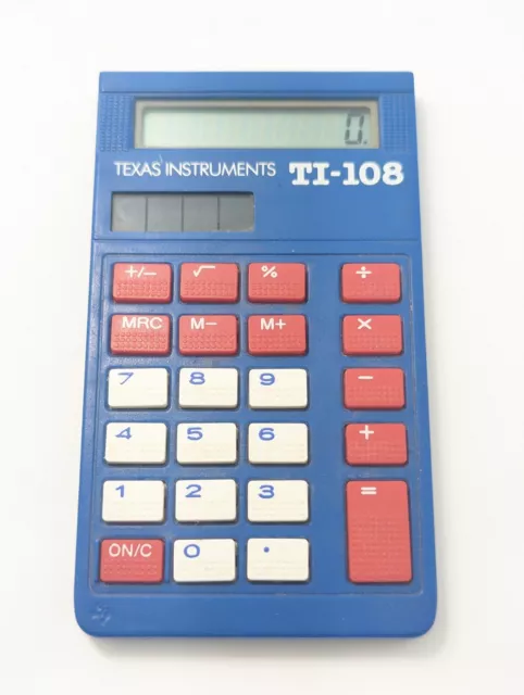 Texas Instruments TI-108 Basic Calculator No Dust Cover 3