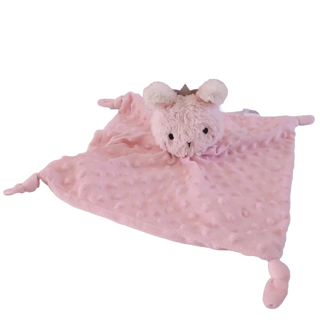 ANKO KMART BUNNY Rabbit Plush Pink Princess Comfort Blanket Lovey Washed Clean 49.95 PicClick AU