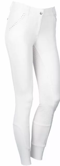 Harrys Horse women kids riding breeches EQS moonstone full grip white SS/20