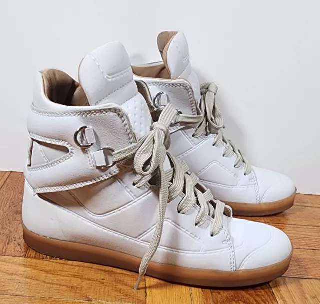 Maison Martin Margiela x H&M High Top Sneakers Women's Sz EU 37 US 6 White