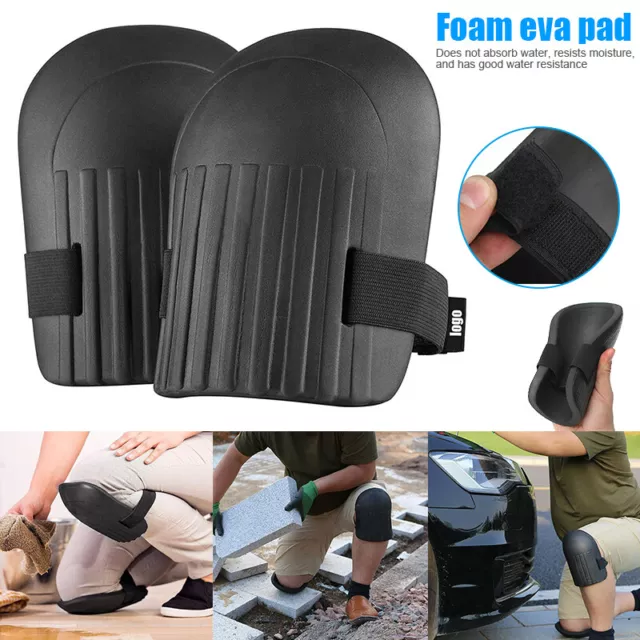 1 Pair Covered Foam Knee Pad Professional Protectors Sport Work Kneeling Pad AU